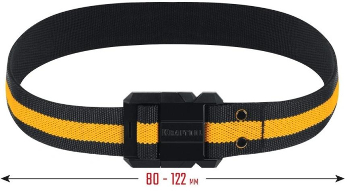 Пояс для инструментов Kraftool KB-1 черный/желтый 38764