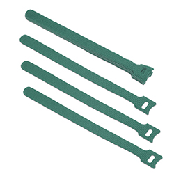 Хомут-липучка для кабеля Cabeus CLAMP-125-GN 14х125 мм зеленый 10 шт