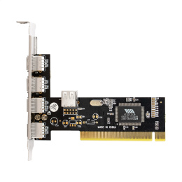 Контроллер ExeGate EXE-352 PCI v2.2, 4*USB2.0 ext. + 1*USB2.0 int., VIA Labs Chipset VT6212L EX281227RUS