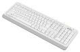 Клавиатура A4TECH Fstyler FKS10, USB, мембранная, белый/серый [fks10 white]
