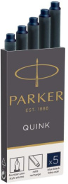 Картридж Parker Z11 цвет чернил: черный/синий, для ручек перьевых 5шт [1950385]