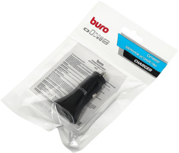 Автомобильное зарядное устройство Buro BUCG1, 2xUSB-A, 15.5Вт, 3.1A, черный [bucg15s200bk]