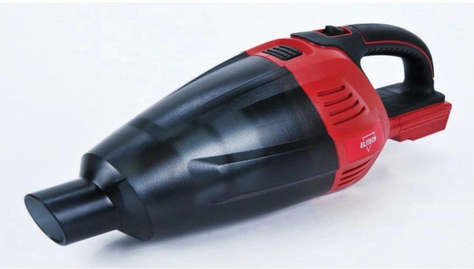 Строительный пылесос Elitech ПРА 18СЛ (Е1302.001.00),  аккумуляторный,  красный, без АКБ, без ЗУ [191585]