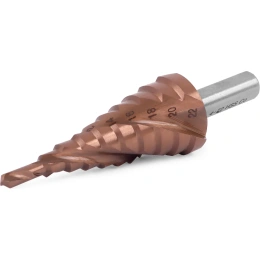 Сверло ступенчатое HSS CO (10 ступеней; 4-22 мм) MESSER 23-10-422