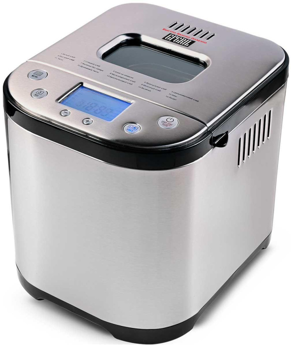Хлебопечь GFGril GFB-5000 710Вт серебристый