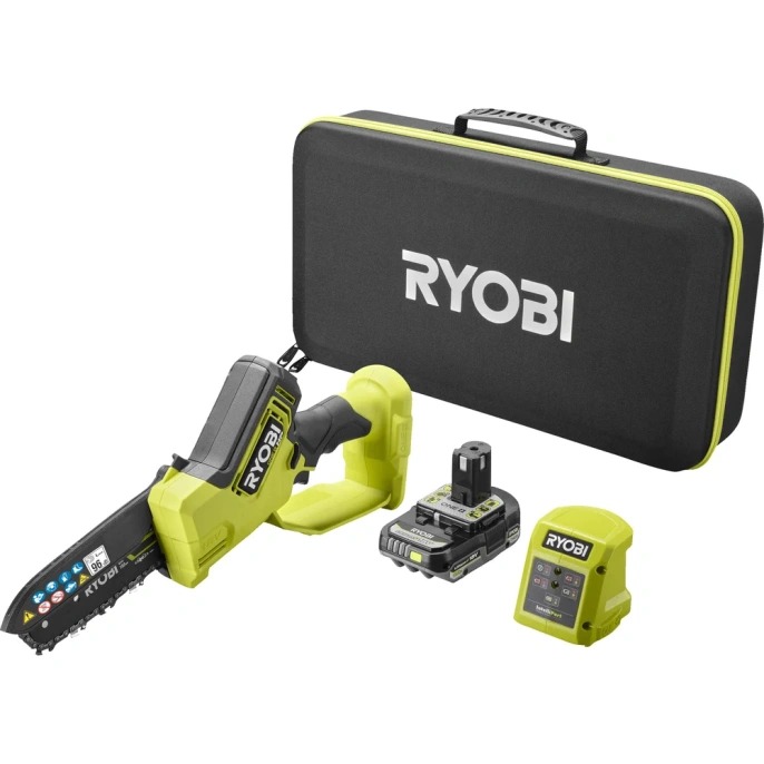 Бесщеточная цепная пила с шиной 15см Ryobi ONE+ 18В НР RY18PSX15A-120T 5133005899