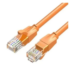 Патч-корд Vention прямой UTP cat.6, RJ45 - 2м. Оранжевый IBEOH