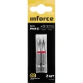 Бита (2 шт; PH2; 50 мм) торсионная Inforce 11-01-291