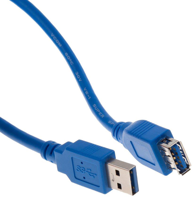 Кабель удлинительный USB3.0 Am-Af 5m VCOM VUS7065-5M