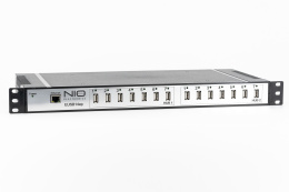 Сетевой концентратор USB NIO-EUSB 14ep USB/IP хаб на 14 портов с 1 блоком питания