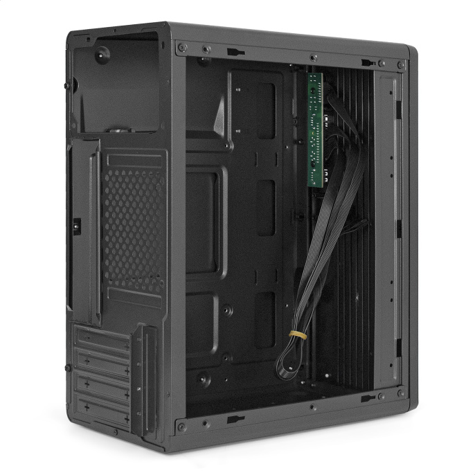 Корпус Minitower ExeGate BAA-503 (mATX, без БП, 2*USB, HD Audio, черный) EX299007RUS