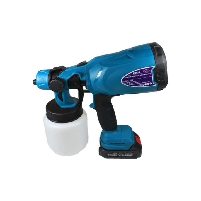 Аккумуляторный краскопульт AktiTool SG1/DW115 20 В, 2000 мАч 101602