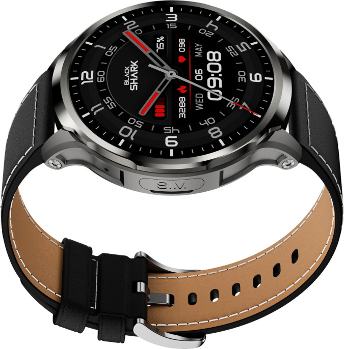 Смарт-часы BLACK SHARK BS-W2403 Watch X , 1.9", черный/черный [6977541630000]