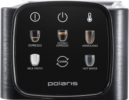 Кофеварка рожковая Polaris PCM 1551E Adore Crema 1500Вт черный 025662