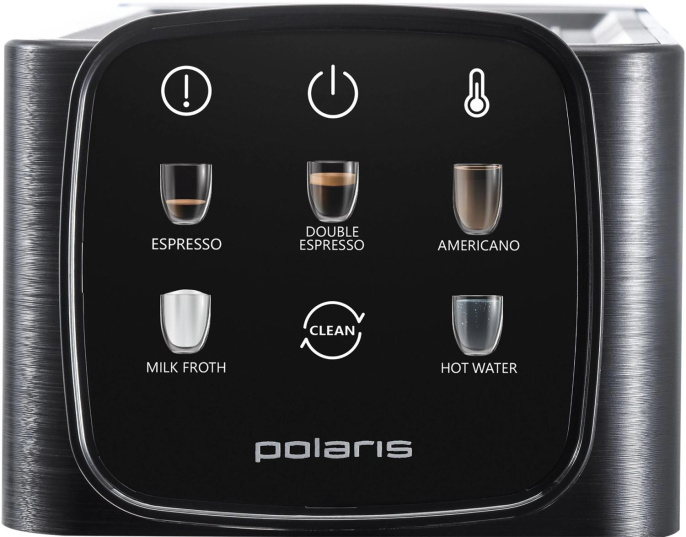 Кофеварка рожковая Polaris PCM 1551E Adore Crema 1500Вт черный 025662