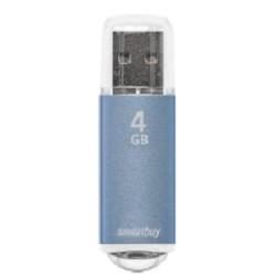 Smartbuy USB Drive 4GB V-Cut Blue SB4GBVC-B