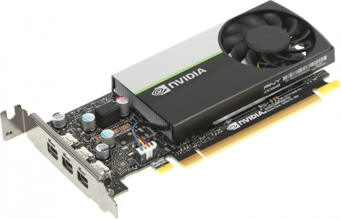 Видеокарта PNY NVIDIA T400 T400-4GB 4ГБ GDDR6, Low Profile, Bulk [vcnt400-4gb-sb]