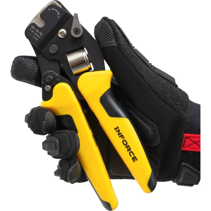 Пресс-клещи Inforce торцевые 0,08 – 16 мм2 06-19-16