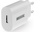 Сетевое зарядное устройство Wiiix UNN-4-1-01-QC-W, USB-A, 18Вт, 3A, белый