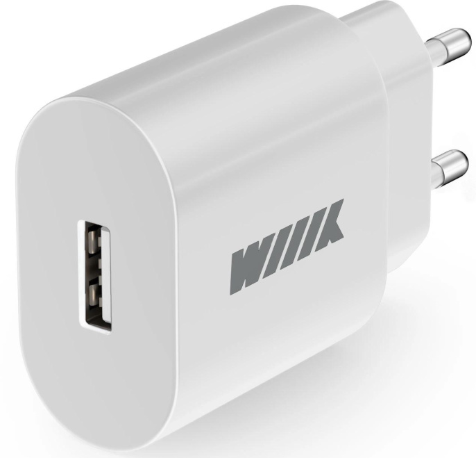 Сетевое зарядное устройство Wiiix UNN-4-1-01-QC-W, USB-A, 18Вт, 3A, белый