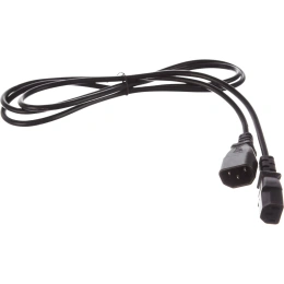 Кабель монитор-компьютер Telecom /UPS-устройство/220V IEC-320-C13/C14, 1,8м TP020-1.8-BK