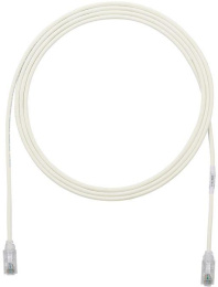 Патч-корд UTP LSZH кат.6 SD 5.0м. белый/ Category 6 Performance, 28 AWG UTP patch cord with TX6™ Modular Plugs on each end, 5m UTP28SP5M