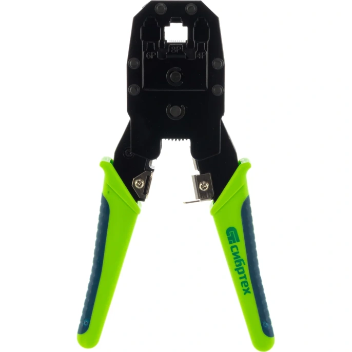 Клещи для обжима телефонных и компьютерных клемм СИБРТЕХ 4P, 6P, 8P 17733