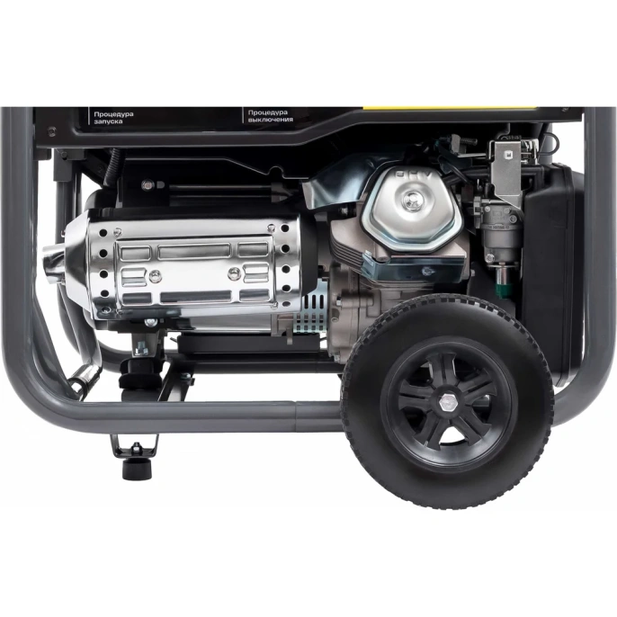 Бензиновый трехфазный генератор Inforce (6,5 кВт; эл.стартер; ATS; колёса и ручки) GL 6500E-3