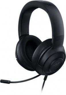 Гарнитура игровая Razer Kraken X Lite,  для компьютера и игровых консолей, мониторные,  проводные, черный [rz04-02950100-r381]