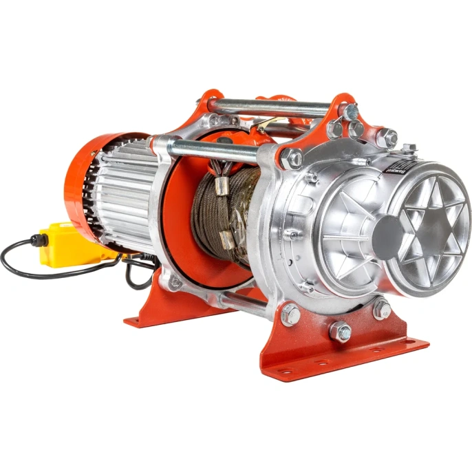 Электрическая лебедка Gigant 300/600 кг, 220 В, 30/15 м, Диаметр троса 6мм, GEW-07