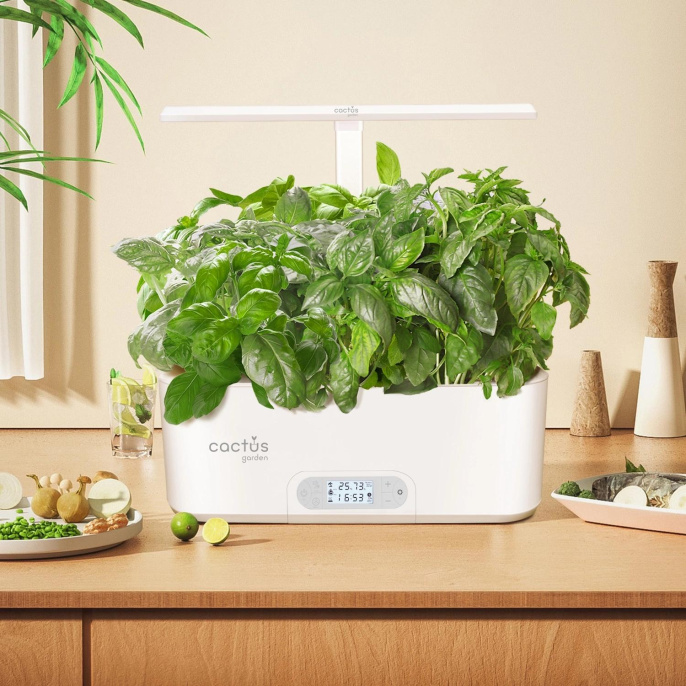 Гидропонная установка Cactus Garden 4.7л 24 белый (CS-SMARTPOT-11)