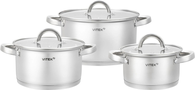 Набор кастрюль Vitek Вдохновение VT-SS1526 6 предметов