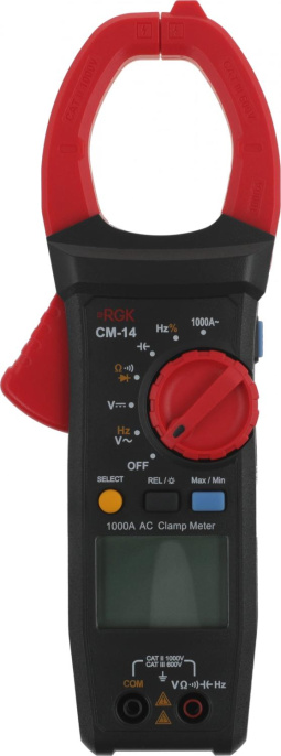 Клещи токоизмерительные RGK CM-14, измер.ток: переменный [755115]