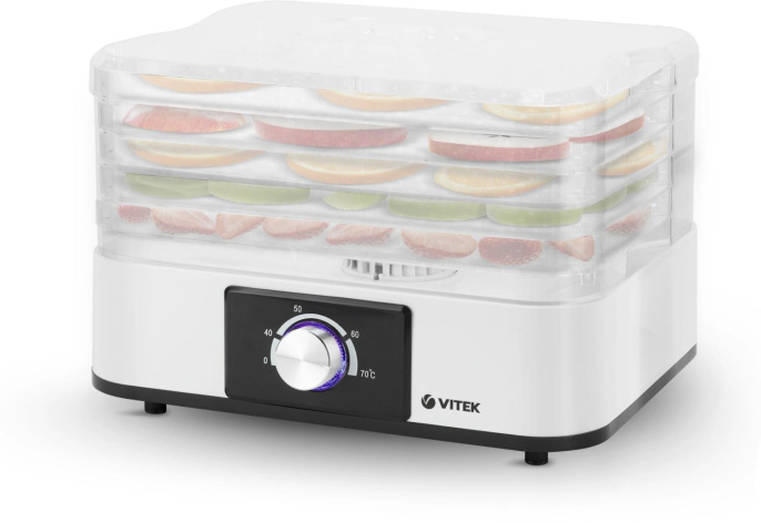 Сушилка для овощей и фруктов Vitek VT-5067, 5 поддонов