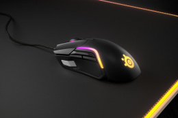 Мышь SteelSeries Rival 5, игровая, оптическая, проводная, USB, черный [62551]