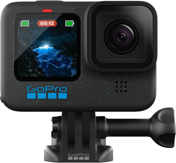 Экшн-камера GoPro HERO12 Hero12 5.3K, WiFi, черный [chdhx-121-rw]