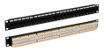 Патч-панель 19" 24 порта RJ-45 UTP 5e Hyperline PP3-19-24-8P8C-C5E-110D неэкранированная