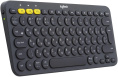 Клавиатура беспроводная Logitech K380 (DARK GREY, Multi-Device, Bluetooth Classic (3.0), 2 батарейки типа ААА)