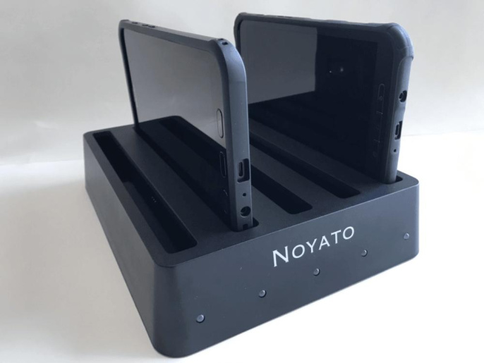 Зарядная станция Noyato CS-520 для планшетов Samsung Galaxy Tab CS-520 Active/Active2/Active3 5 слотов, POGO PIN, Short circuit protection, DC 5V AC 100/240V