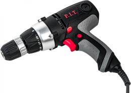 Дрель-шуруповерт P.I.T. PBM10-C2 безударная, диаметр патрона: 0.8 - 10мм, количество скоростей: 2, диаметр сверления: дерево 25мм, металл 10мм, максимальный крутящий момент: 26Нм, мощность: 400Вт
