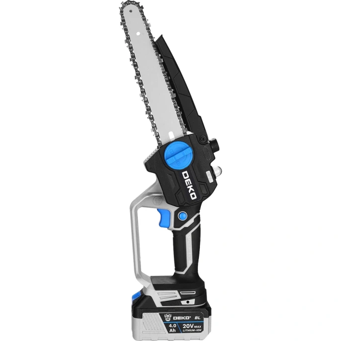 Пила цепная аккумуляторная бесщеточная DEKO DKCHS 20V, 20В, 1x4.0Ач 063-4483-1
