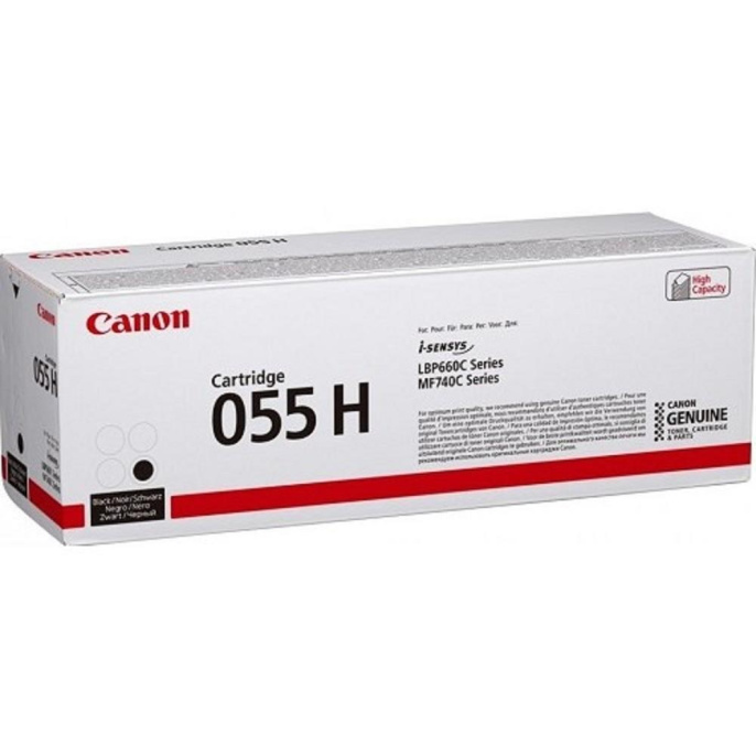 Картридж Canon 055H Black для  LBP-660C/MF740C серии (3020C002)