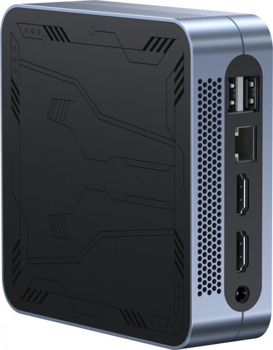 Неттоп Acer Gadget ETBox X Intel Core i3 1220P,  DDR4 16ГБ, 512ГБ(SSD),  Intel UHD Graphics,  Windows 11 Pro,  черный и серый