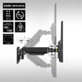 Кронштейн для монитора ExeGate EWM1-3410-01G EX297369RUS (13-34", 1 монитор, настенный, с регулировкой поворота, с регулировкой высоты, с кабель-каналом, наклон -90-90°, поворот -90-90°, цвет черный)