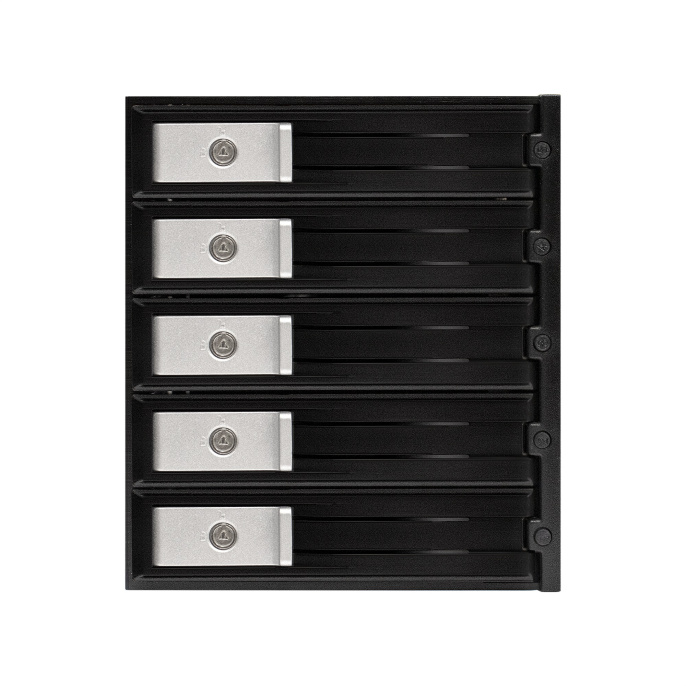 Корзина для HDD ExeGate HS535-12G (универсальная, на 5*3,5" SATA3/12G SAS HDD, занимает 3*5,25" отсека, RTL) EX289284RUS
