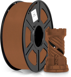 Пластик Cactus CS-3D-ABS-1KG-COFFEE ABS/ 1.75мм/ 1кг/ 386м/ кофейный