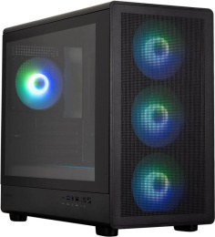 Корпус Zalman M5 Черный материал: сталь SPCC, окно: закалённое стекло, 1хUSB3.0, 1хUSB2.0, 1хUSB Type-C, Audio, без БП, 1x3.5”/2.5″, 1x2.5” и 1x/3.5”, 4 слота расширения, mATX