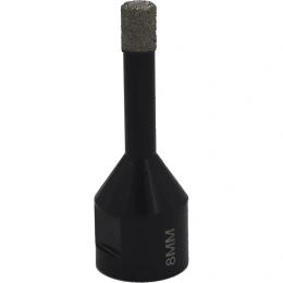 Коронка алмазная с воском по керамике и керамограниту Super Hard (8 мм; M14) Hilberg HH608