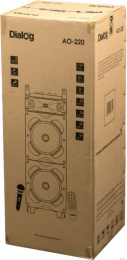 Акустическая портативная колонка Dialog Oscar AO-220-100W RMS,Караоке,беспр.микр,BTFMUSBSDGT