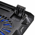 Подставка для ноутбука Buro BU-LCP156-B214, 15.6", 358х270х21 мм, 1хUSB, вентиляторы 2 х 140 мм, 597г, черный